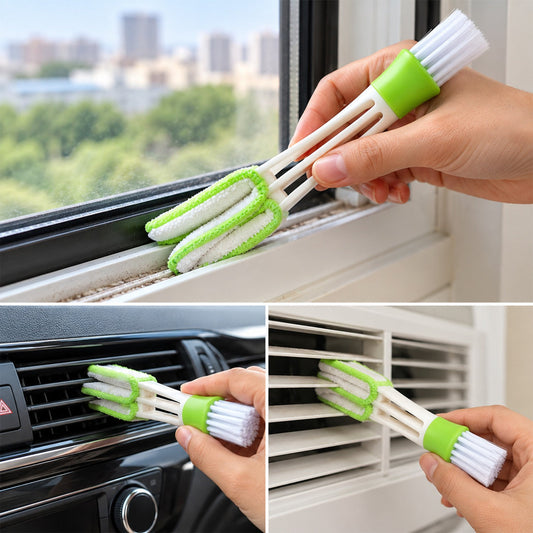 3 In 1 Cleaning Brush For AC Vents Keyboards And Crevices (1 Pc)