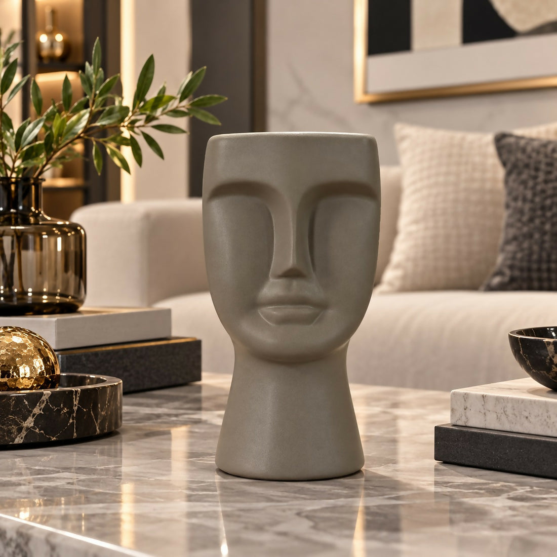 Abstract Face Decorative